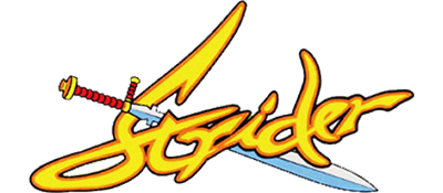 Strider logo for ZX Spectrum
